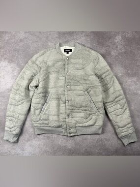 [249] Diesel S Bomb 0dana Bomber Jacket Grey XL Size